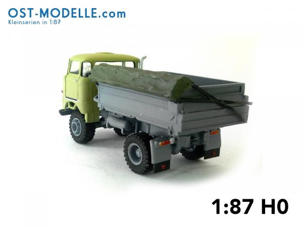 IFA W50LA ND 3-Seitenkipper hoher Bordwand geschl. Plane